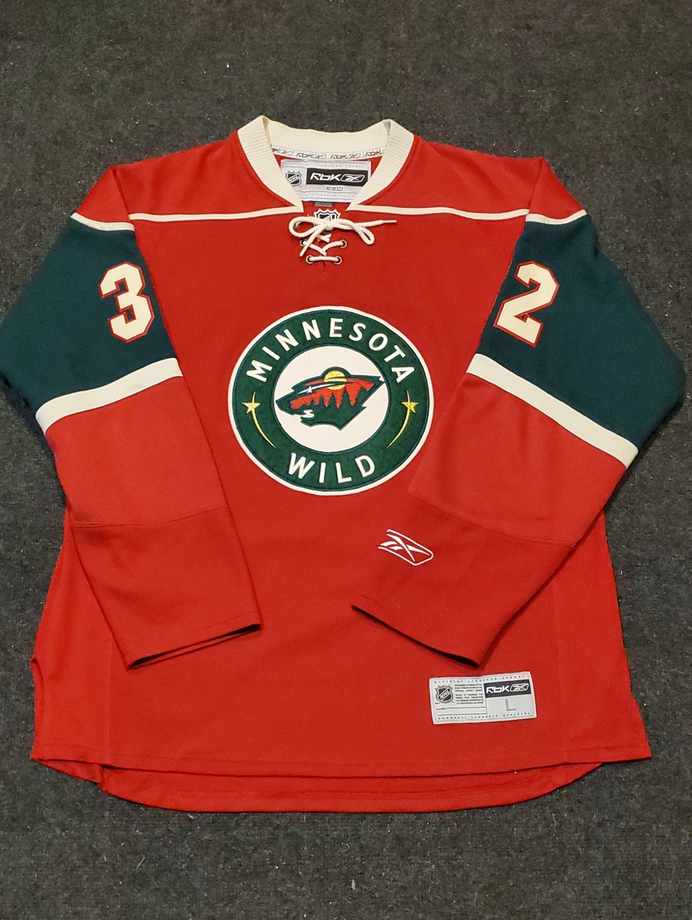 NHL Authentic Reebok Premier  Minnesota Wild Alternate Niklas Backstrom Jersey🏒